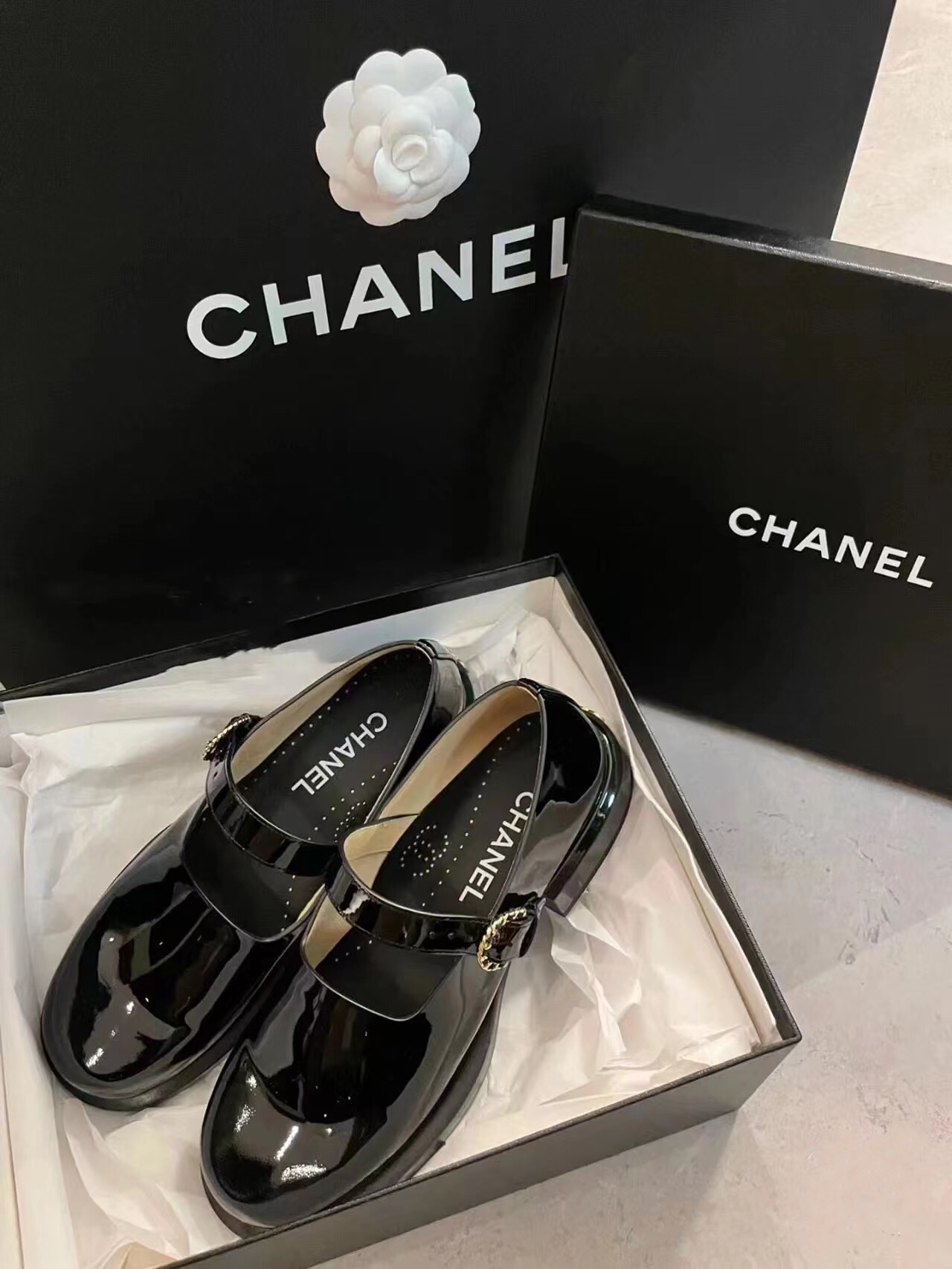 [TOP] CHANEL Classic Maryzhen Shoes - Black