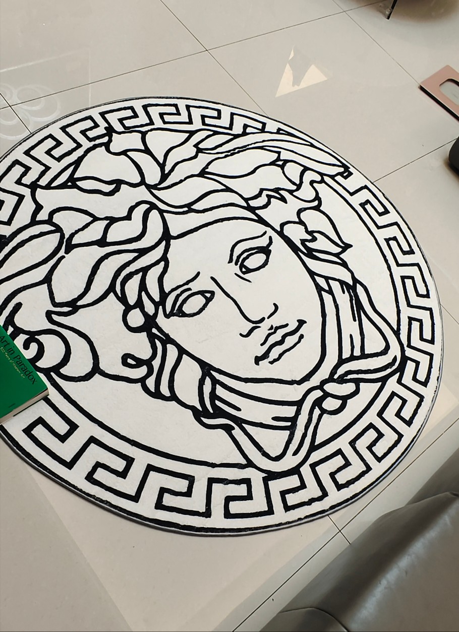 [TOP] VERSACE Round Carpet