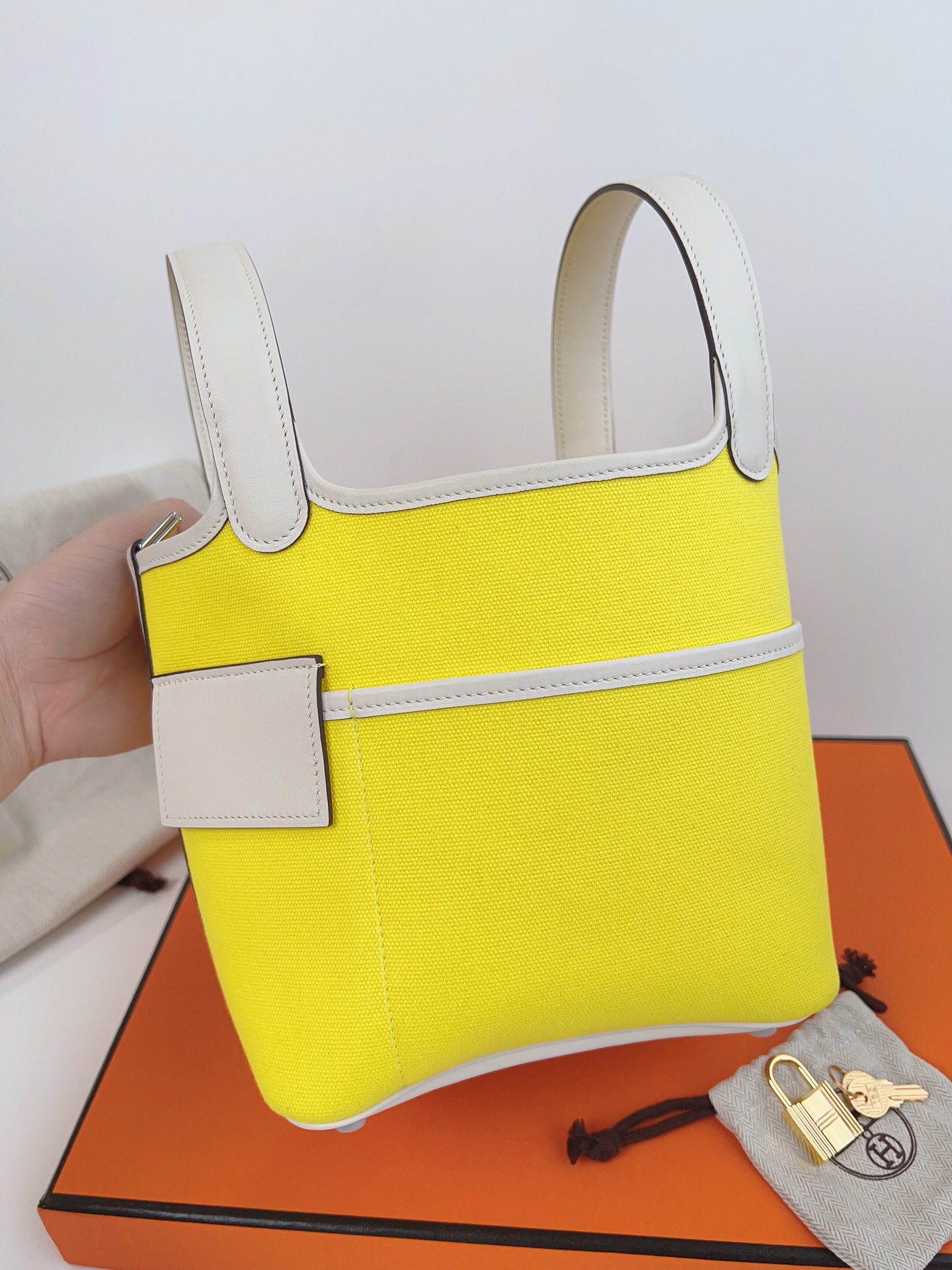 [TOP] HERMES Evelyne TC Leather 18 cm  - Seven Colors