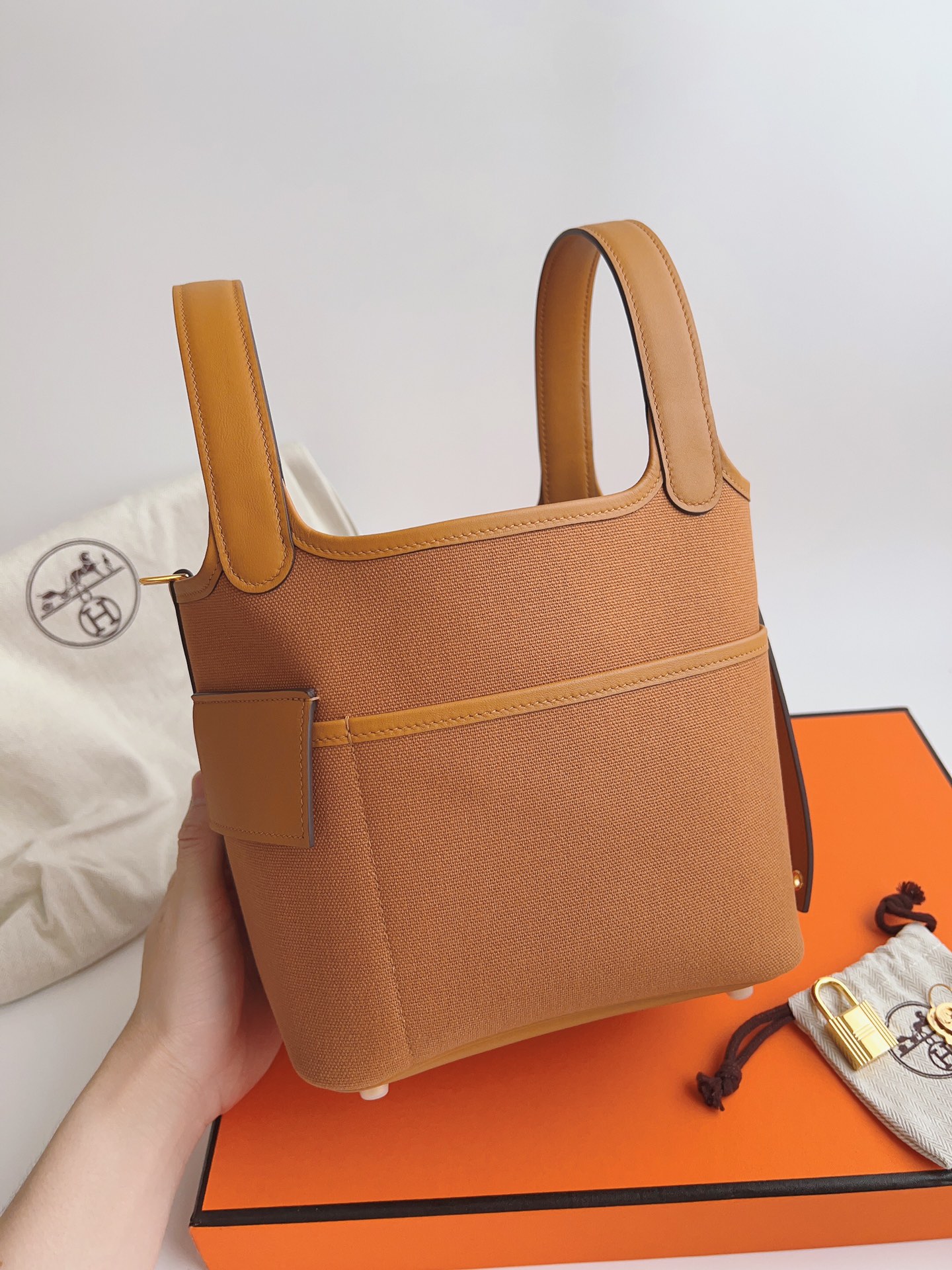 [TOP] HERMES Evelyne TC Leather 18 cm  - Seven Colors