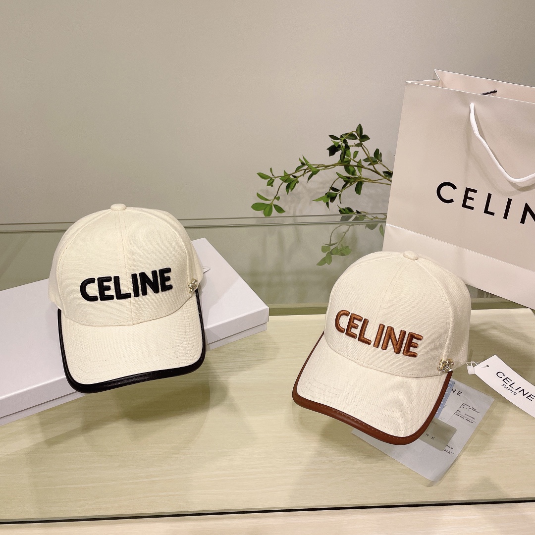 [TOP] CELINE New Baseball Hat - 2 Colors