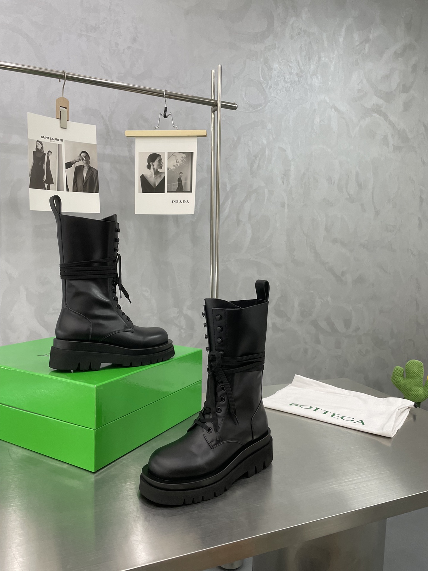 [TOP] Bottega Veneta BV BV Cowhide Material Band Boots - 7cm - 4 Colour