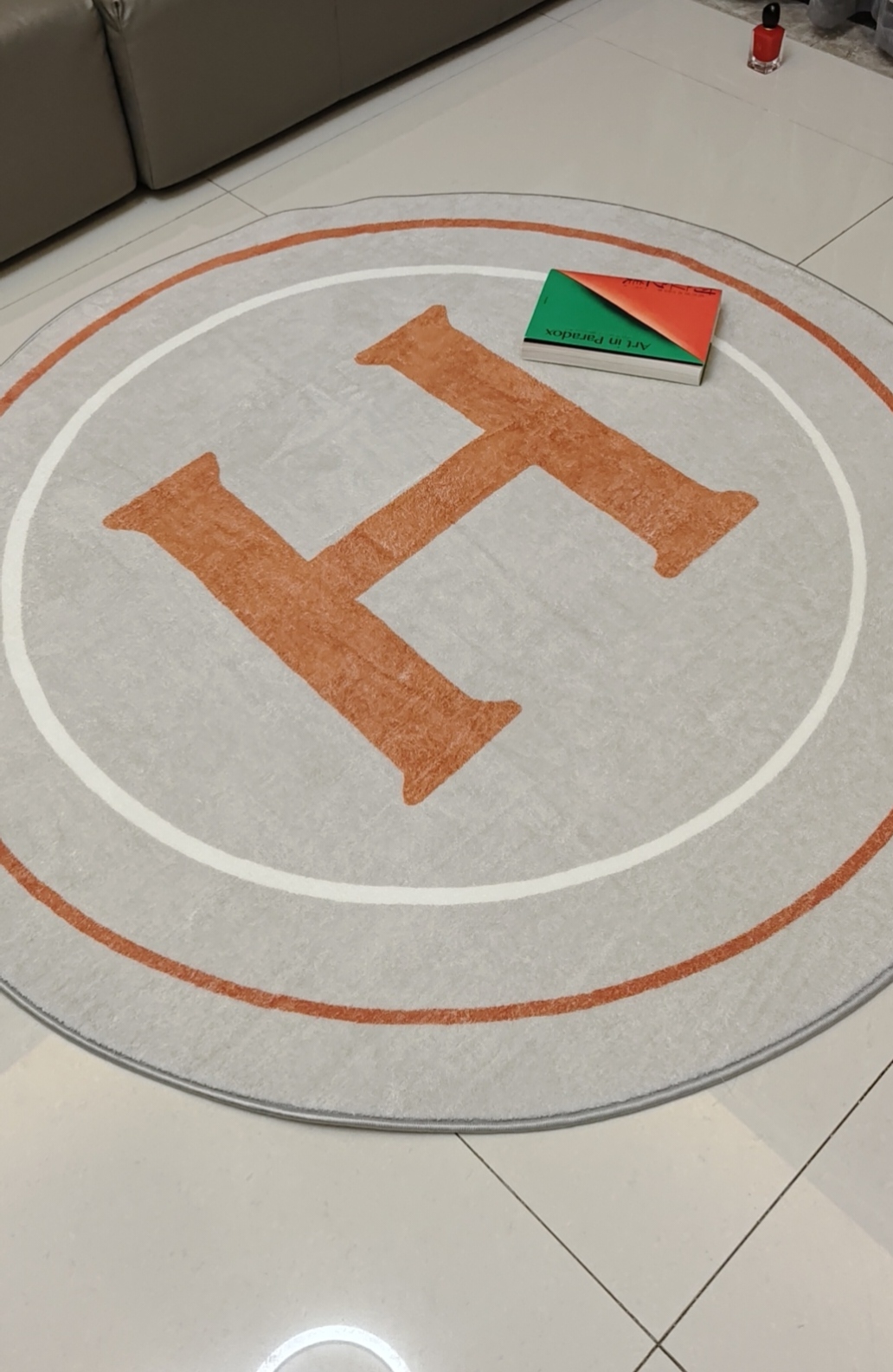 [TOP] HERMES Round Carpet