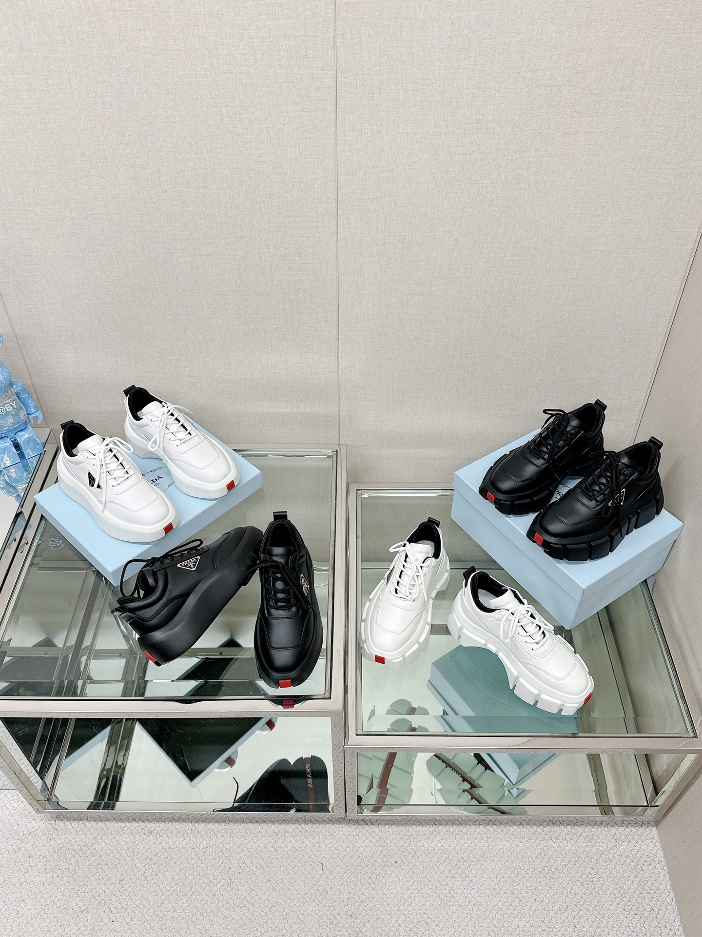 [TOP] PRADA Thick Soled Casual Sports Shoes - 4 Colors