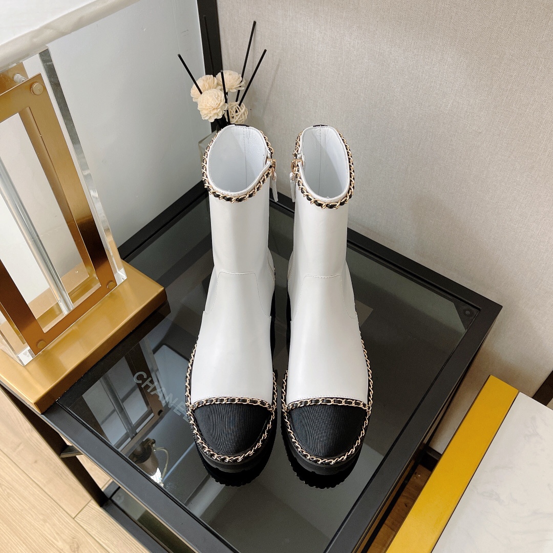 [TOP] CHANEL Thick Soled Short Boots - 3 Colour