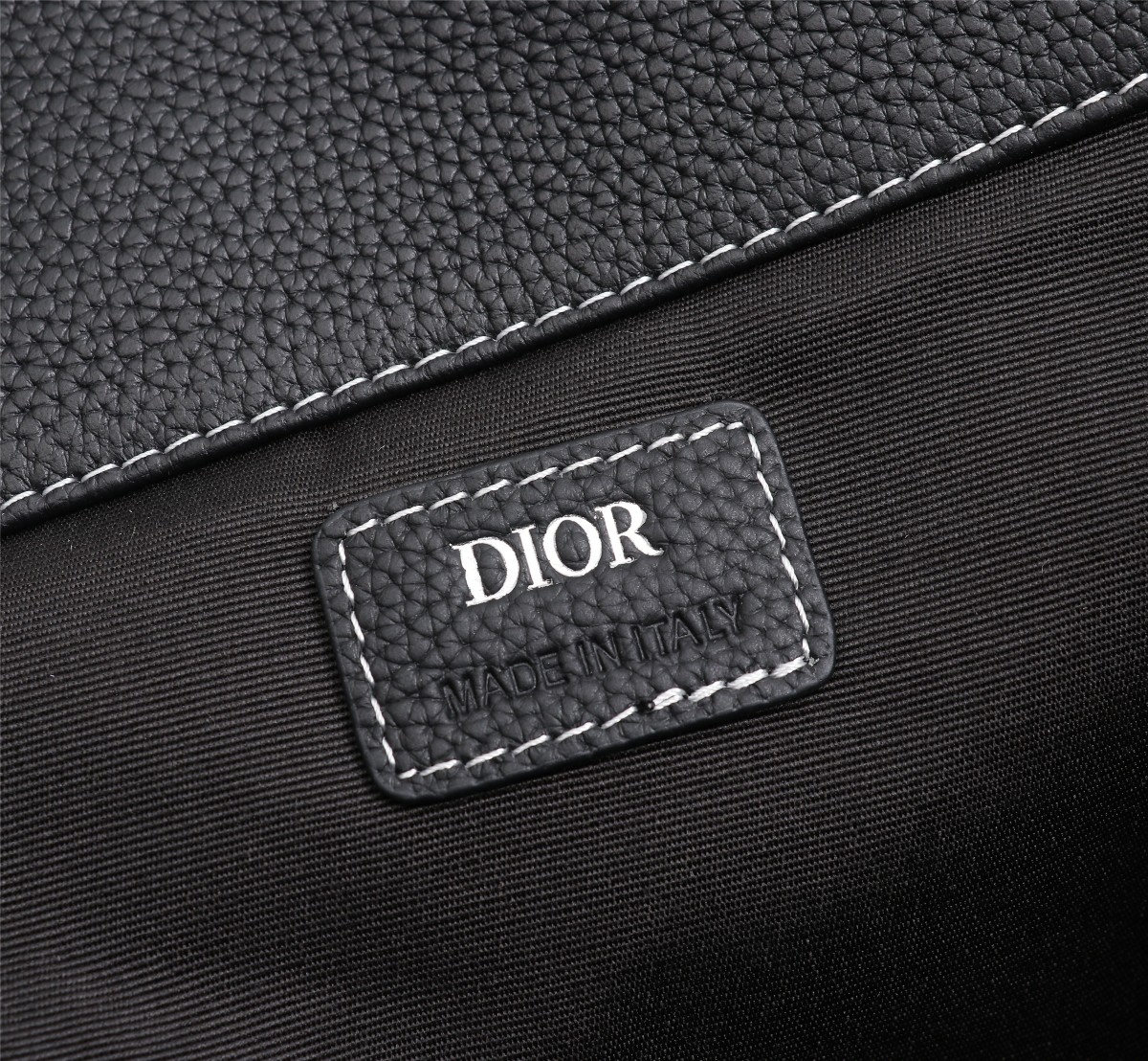 [TOP] Christian Dior saddle Grain Backpack 26.5×41.5×17.5 cm - Black