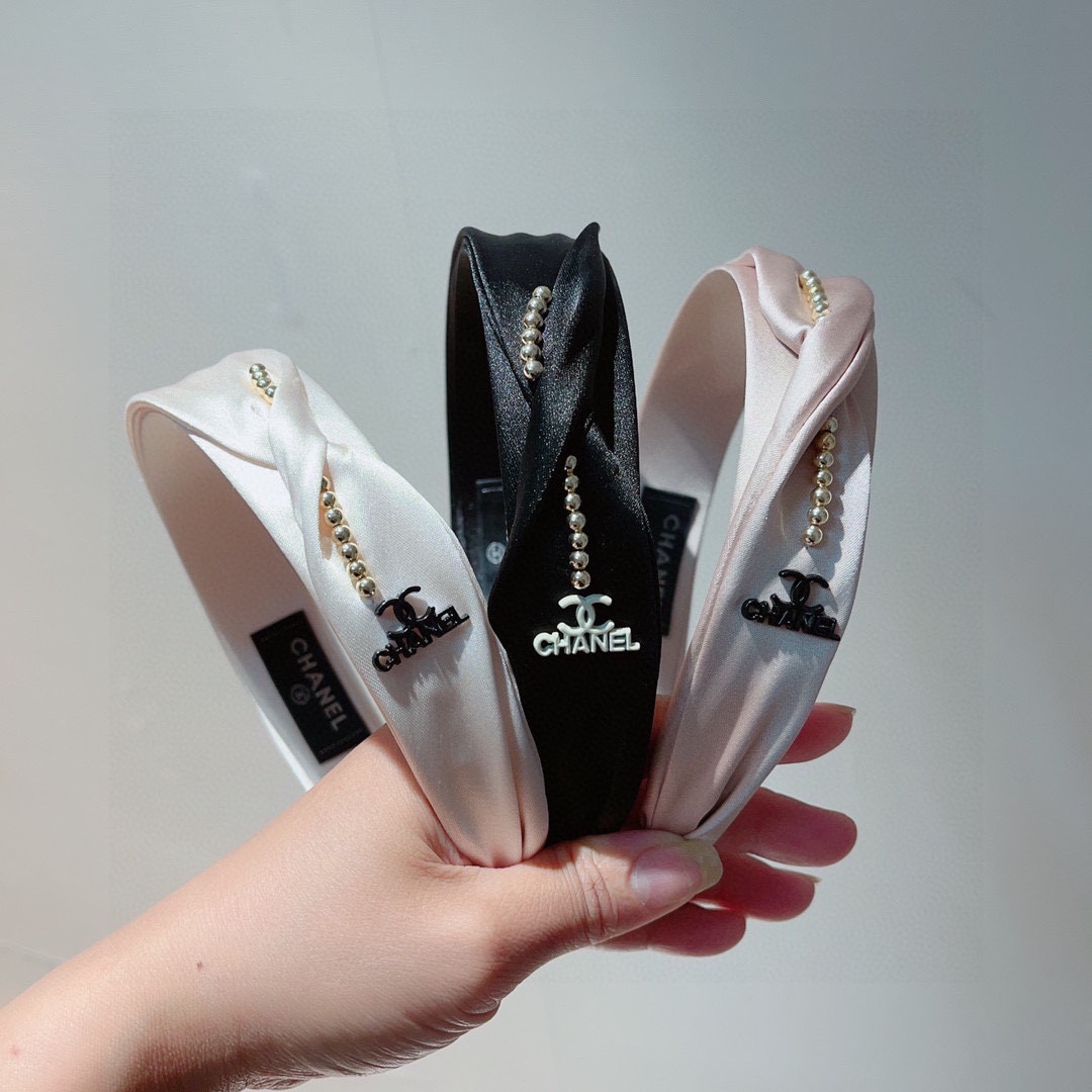 [TOP] CHANEL Vintage Headband - Three Colors