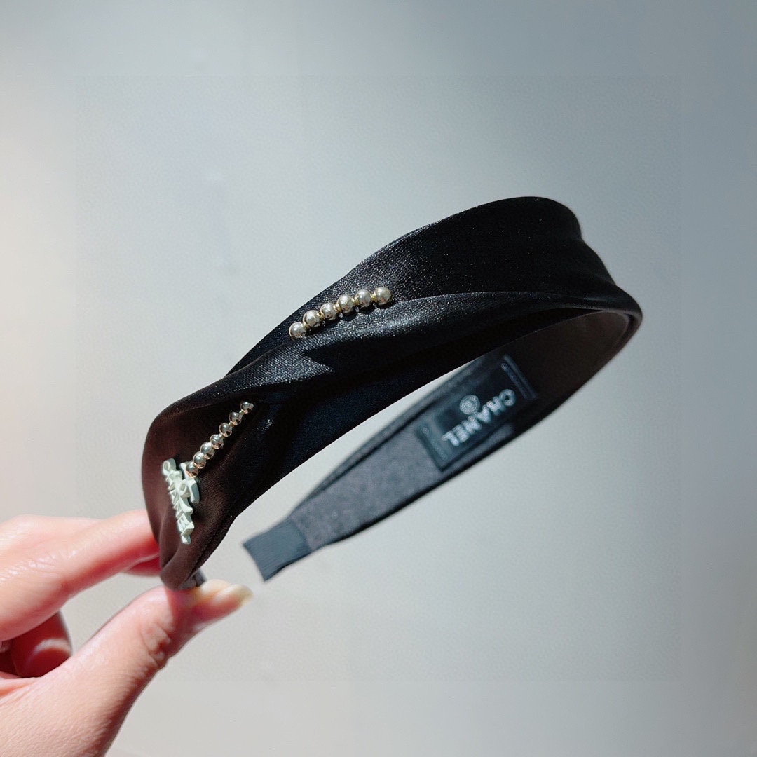 [TOP] CHANEL Vintage Headband - Three Colors