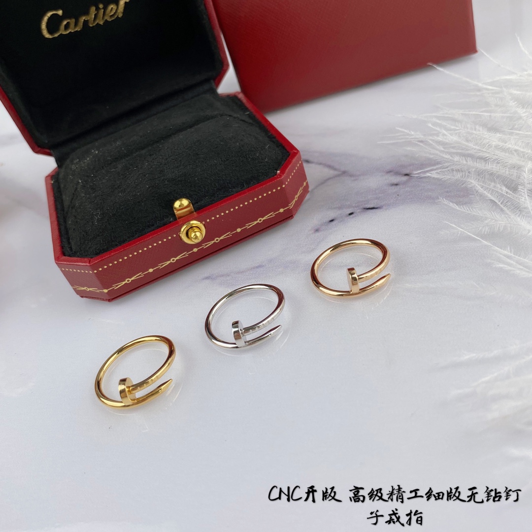 [TOP] Cartier Thin Nail Ring - 3 Colors