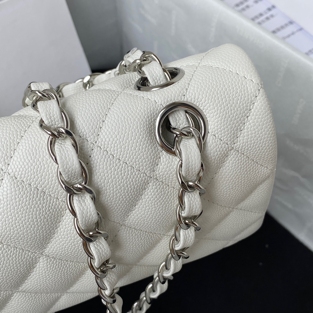 [TOP] CHANEL Flap Bag Caviar 23cm - Three Colors- SHW