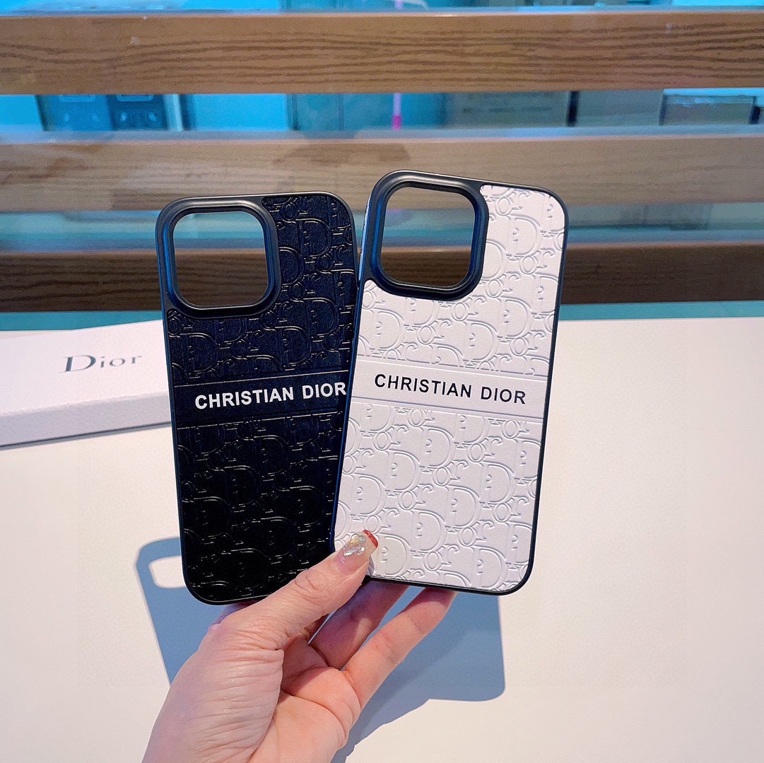 [TOP] Christian Dior Embossed Iphone case - 2 Colors