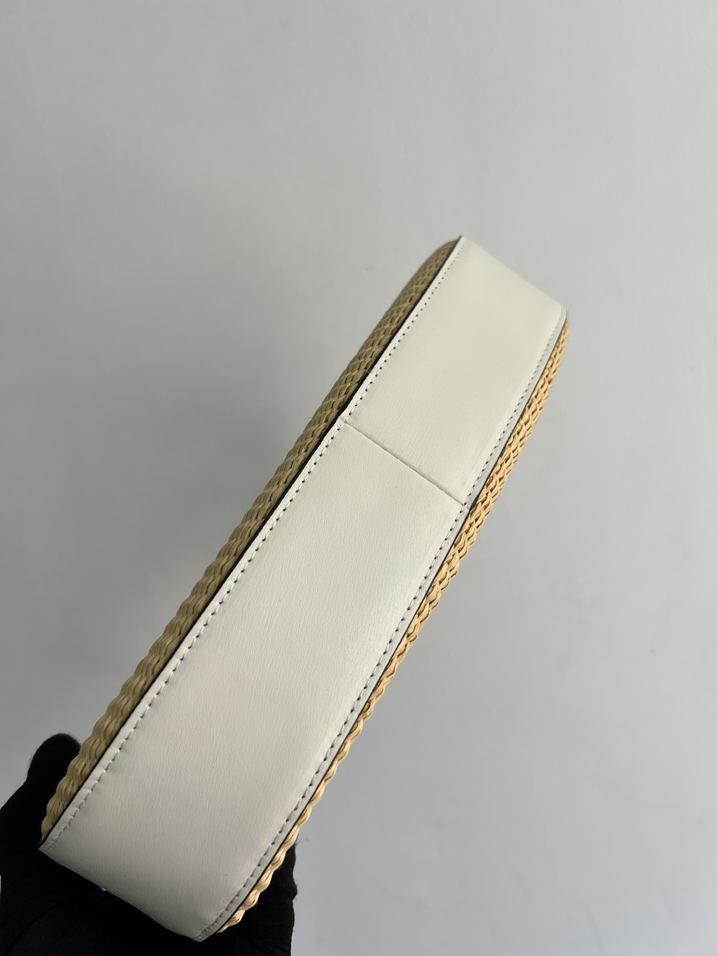 [TOP] PRADA Cleo New Straw Bag 27x19x5cm