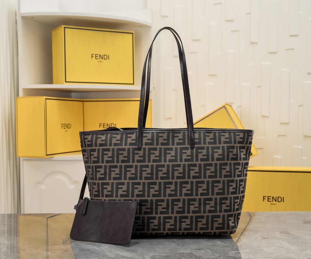 [TOP] FENDI FENDI Big Vintage Presbyopia Shopping Bag