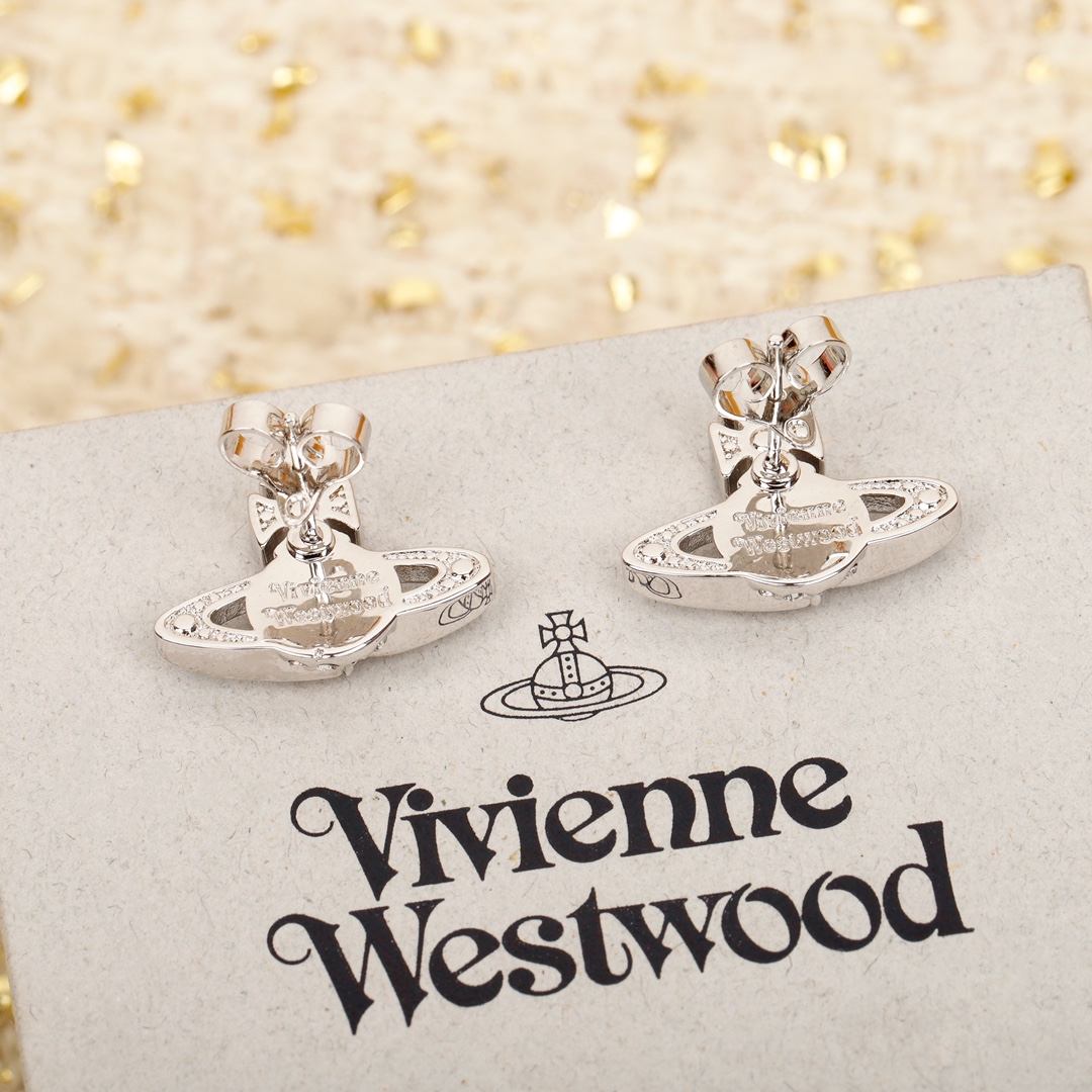 [TOP] Vivienne Westwood Meteor Earrings - Blue