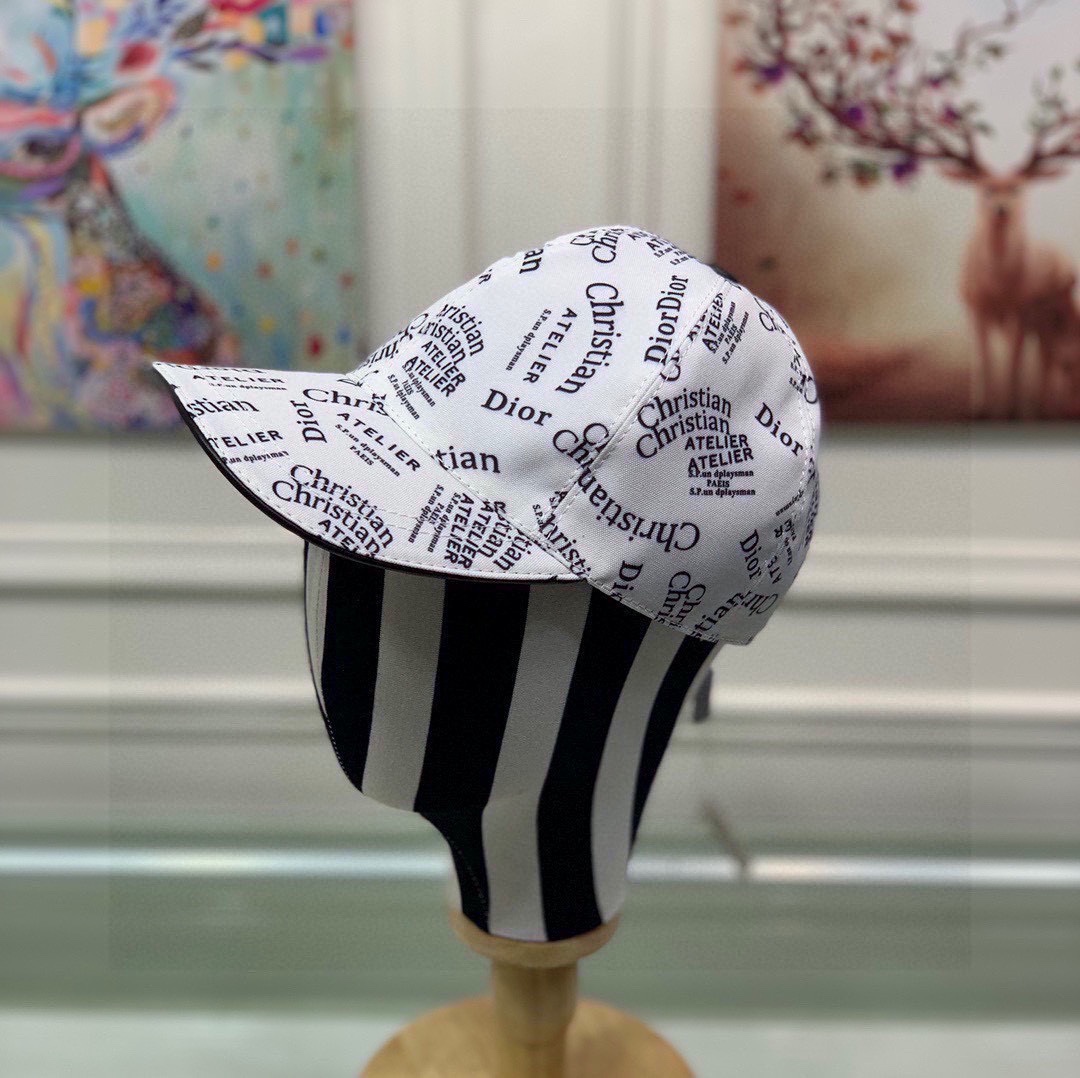 [Top] Christian Dior New Original Single Baseball Cap - 2 Colors