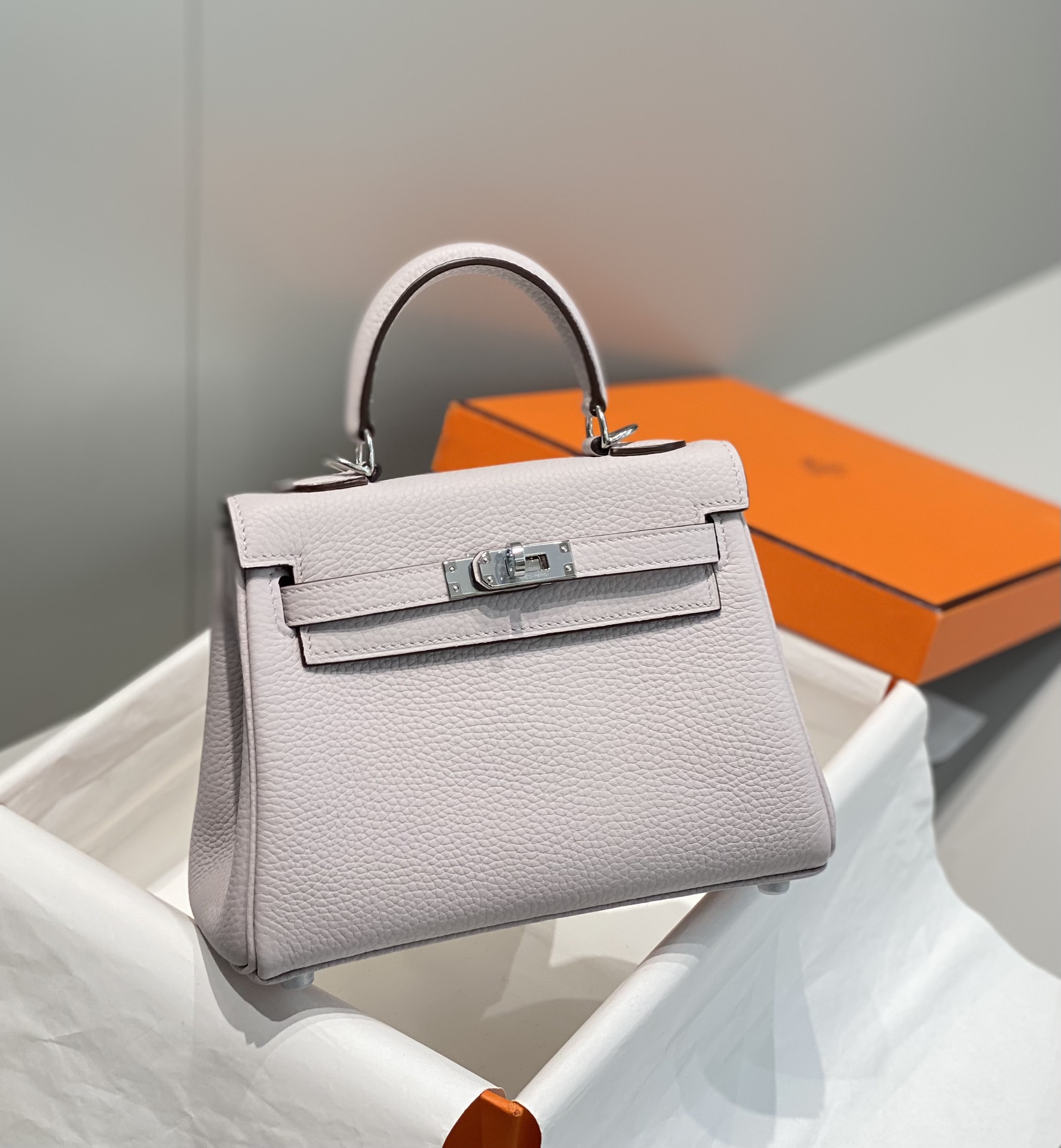 [TOP] HERMES Mini Kelly 20cm - Two Colors - SHW - 711 Luxury