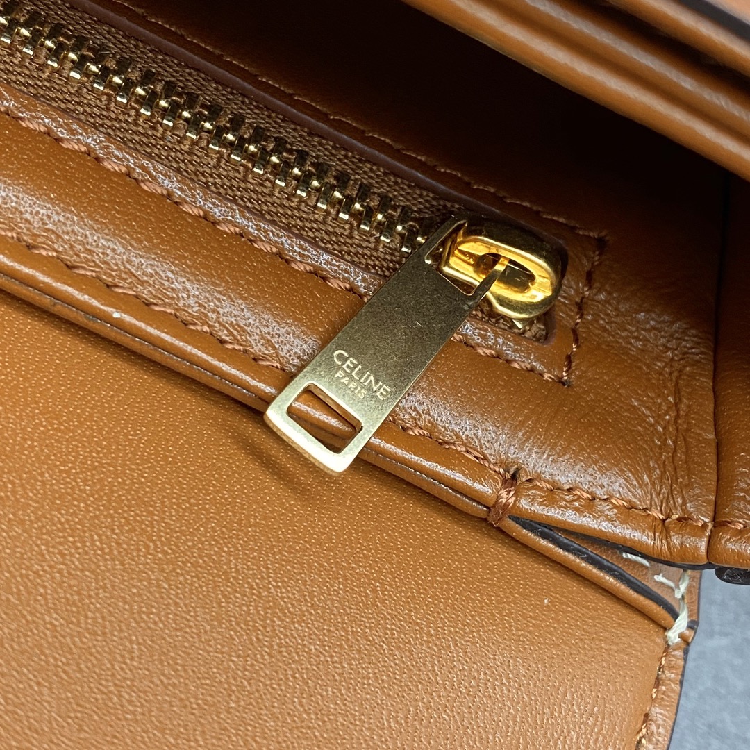 [TOP] CELINE Pvc Printed Cowhide Arc De Triomphe Bag 18x14x6 cm