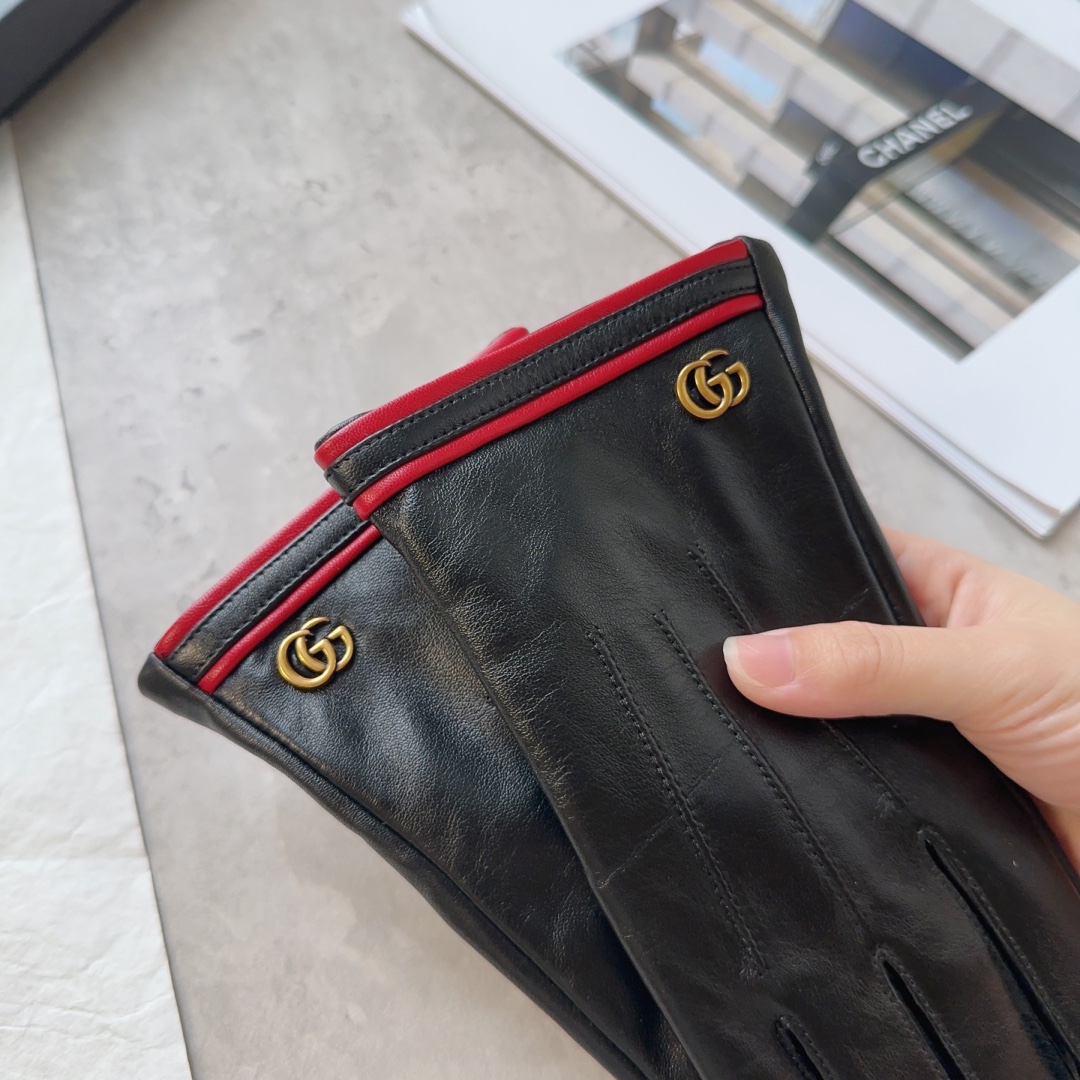 [TOP] GUCCI Women's Sheepskin Gloves