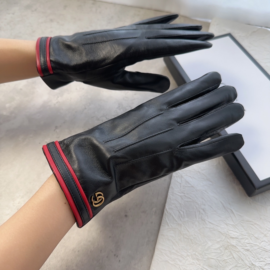 [TOP] GUCCI Women's Sheepskin Gloves