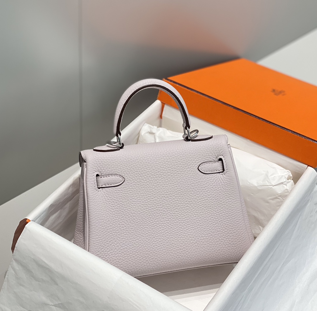[TOP] HERMES Mini Kelly 20cm - Two Colors - SHW - 711 Luxury