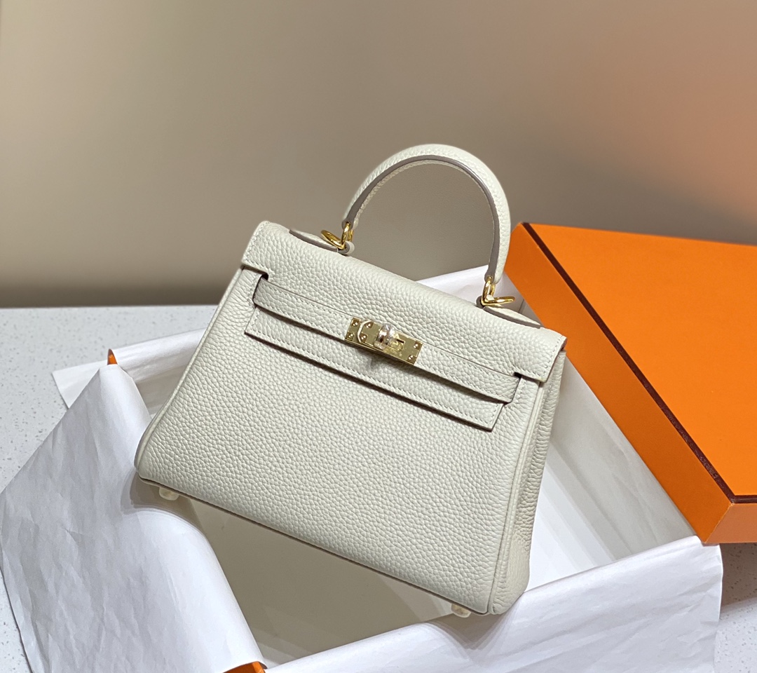 [TOP] HERMES Mini Kelly 20cm - Four Colors - GHW