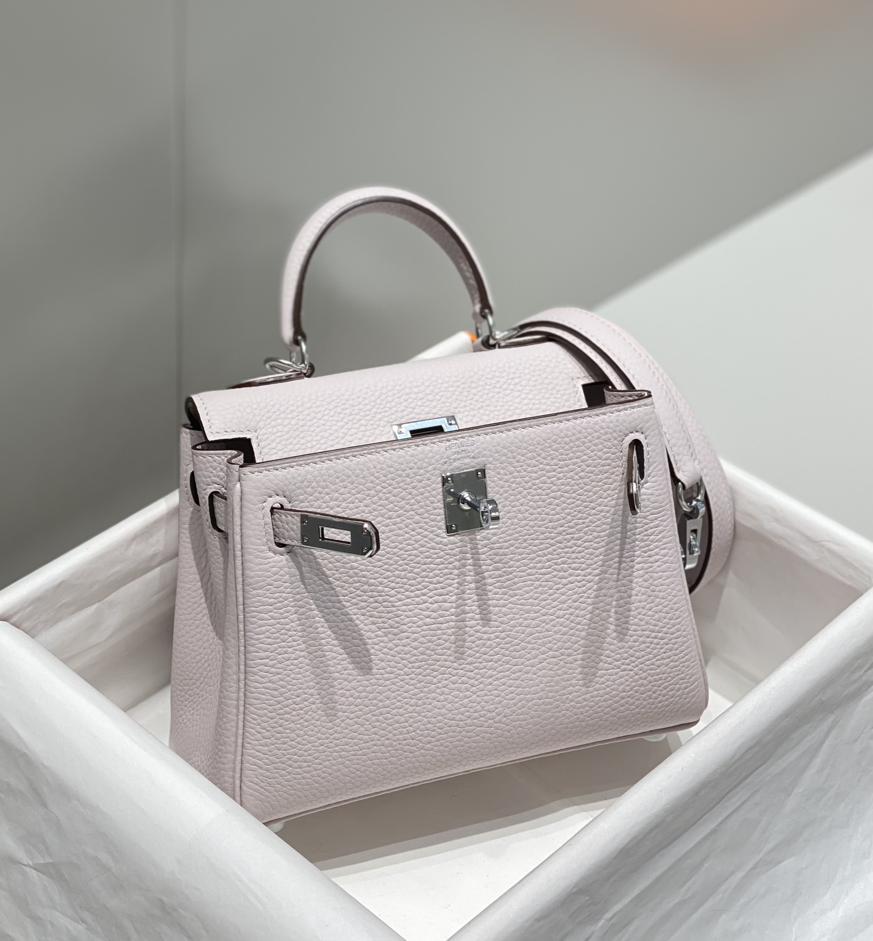 [TOP] HERMES Mini Kelly 20cm - Two Colors - SHW - 711 Luxury