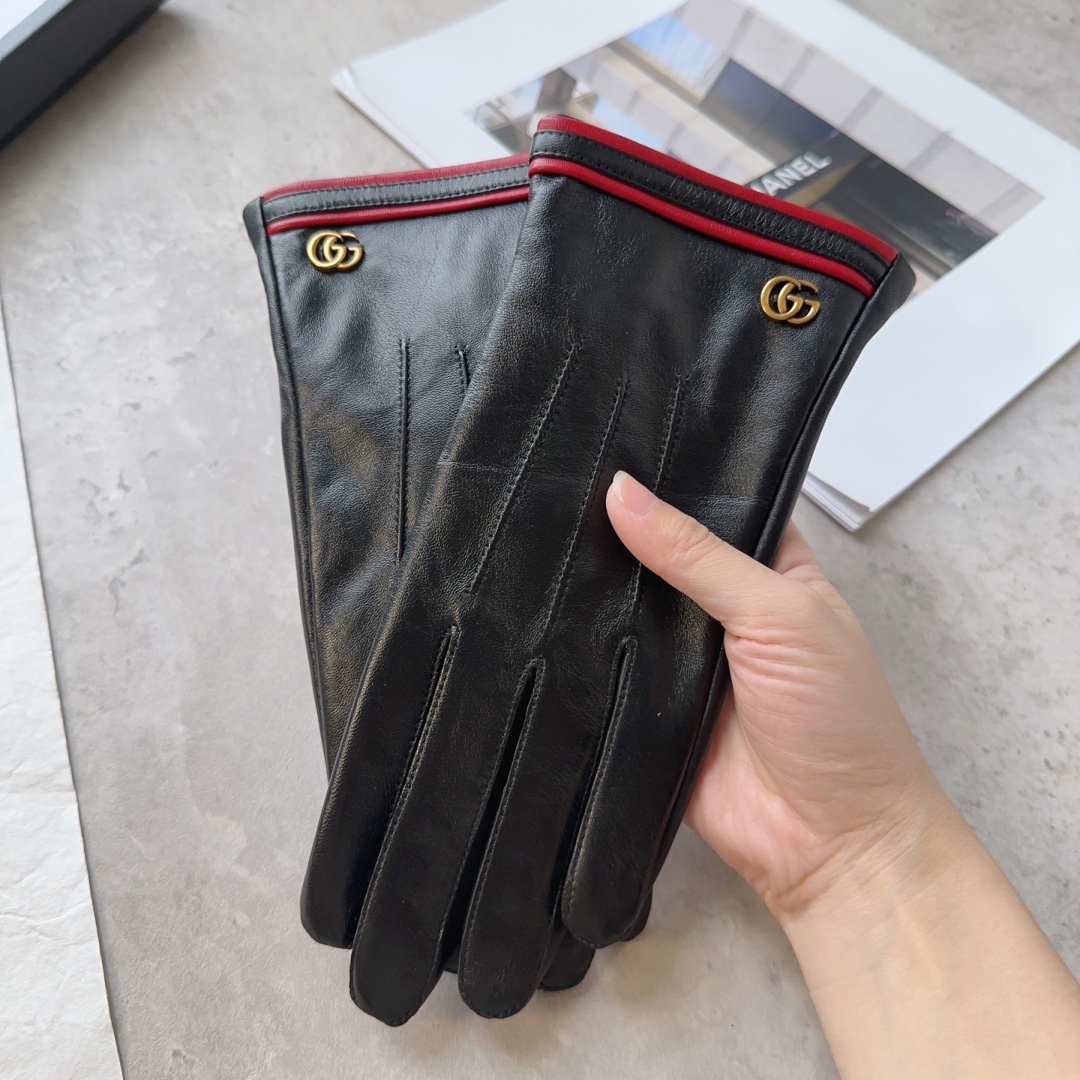 [TOP] GUCCI Women's Sheepskin Gloves