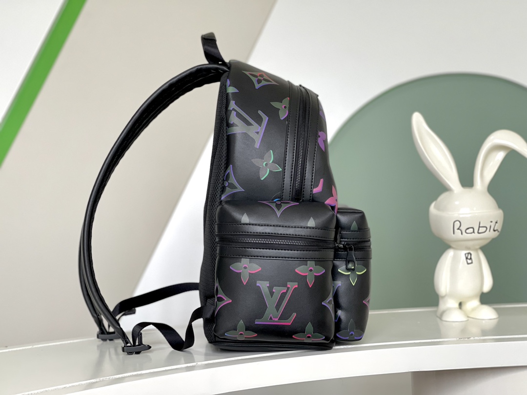 [TOP] Louis Vuitton LV Cowhide Monogram Flowers and LV Letters Backpack 37*43*17 cm