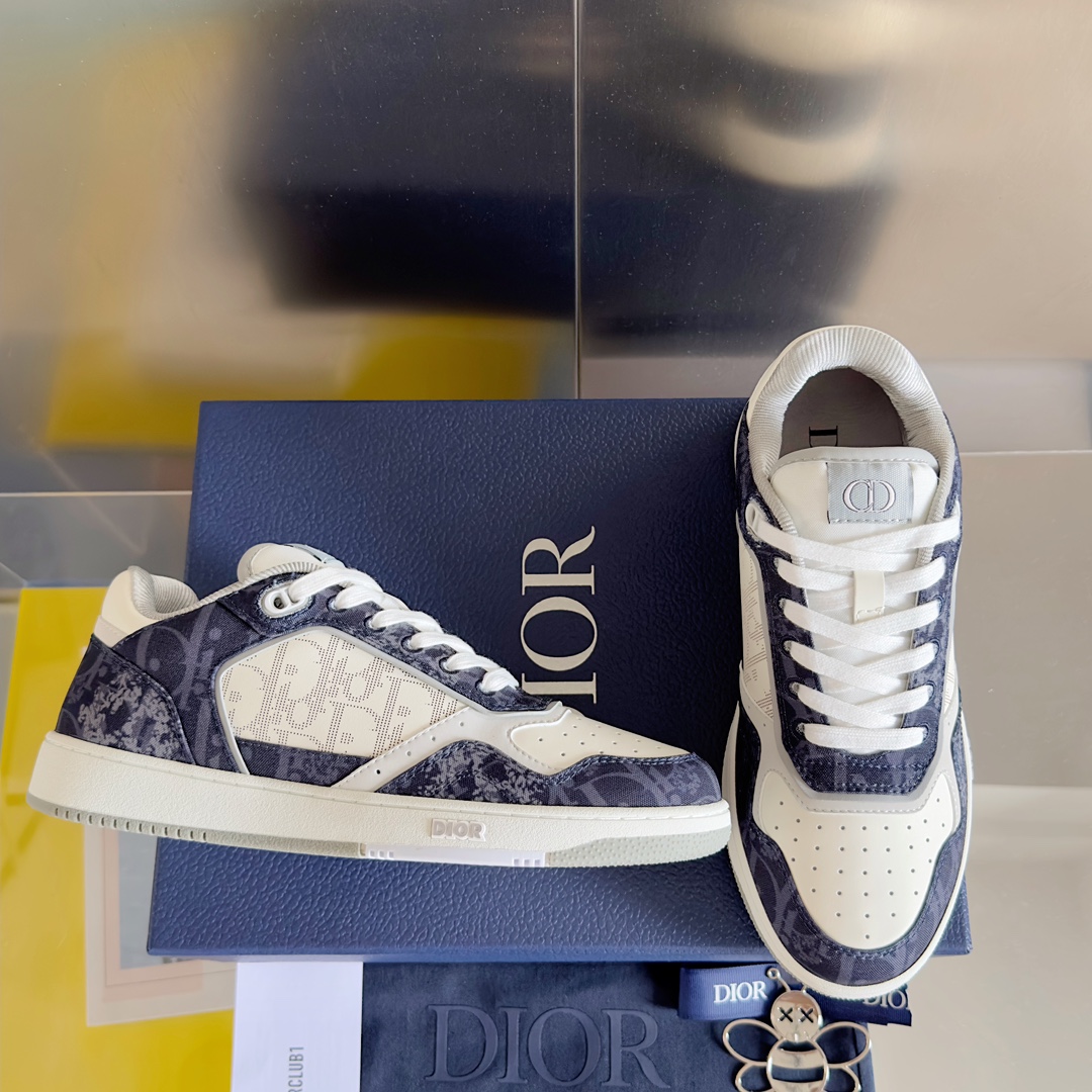 [Top] Christian Dior Denim Couple Trainers - 3cm