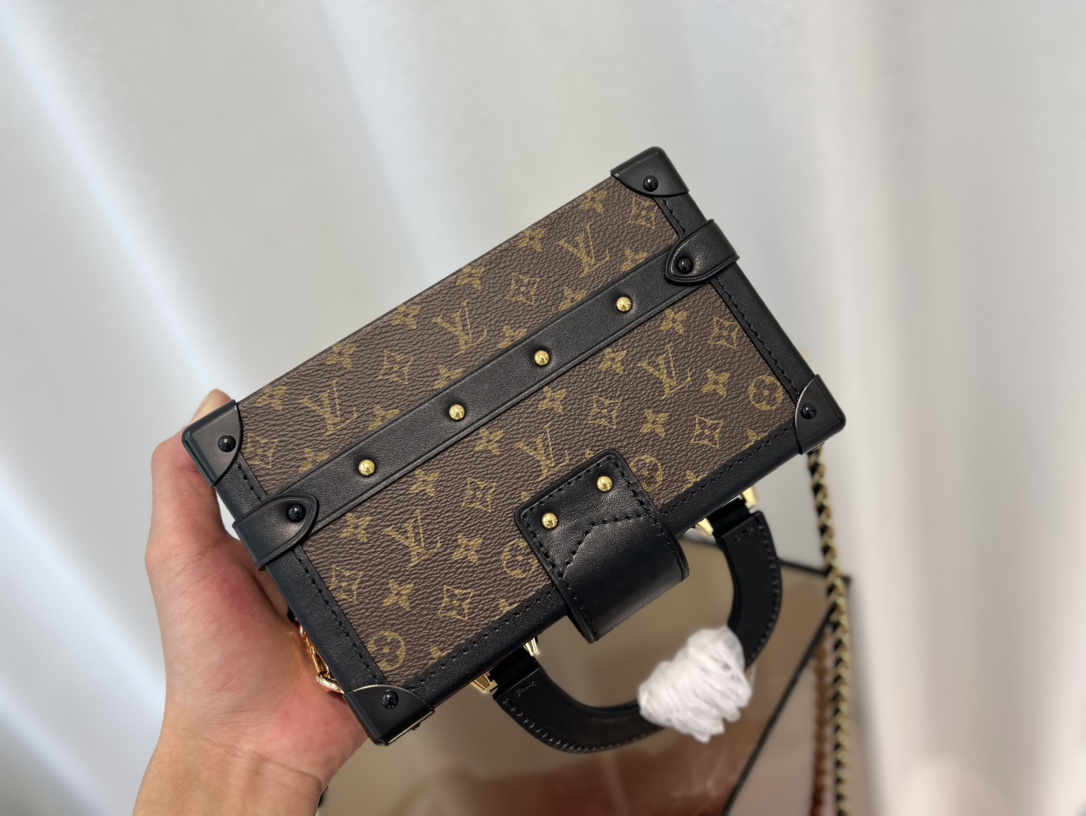 [TOP] Louis Vuitton LV  Petite Malle Capitale 20 x 12.5 x 6 cm-Brown