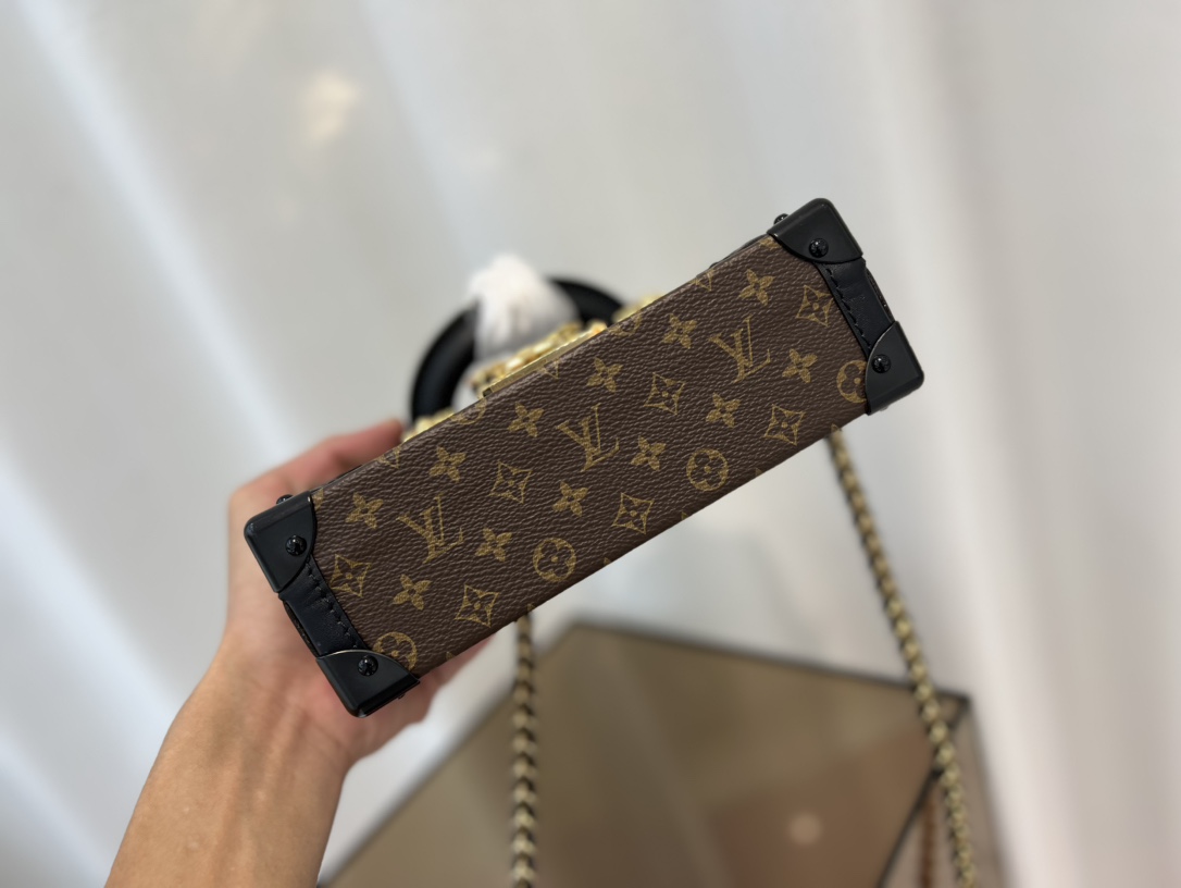 [TOP] Louis Vuitton LV  Petite Malle Capitale 20 x 12.5 x 6 cm-Brown