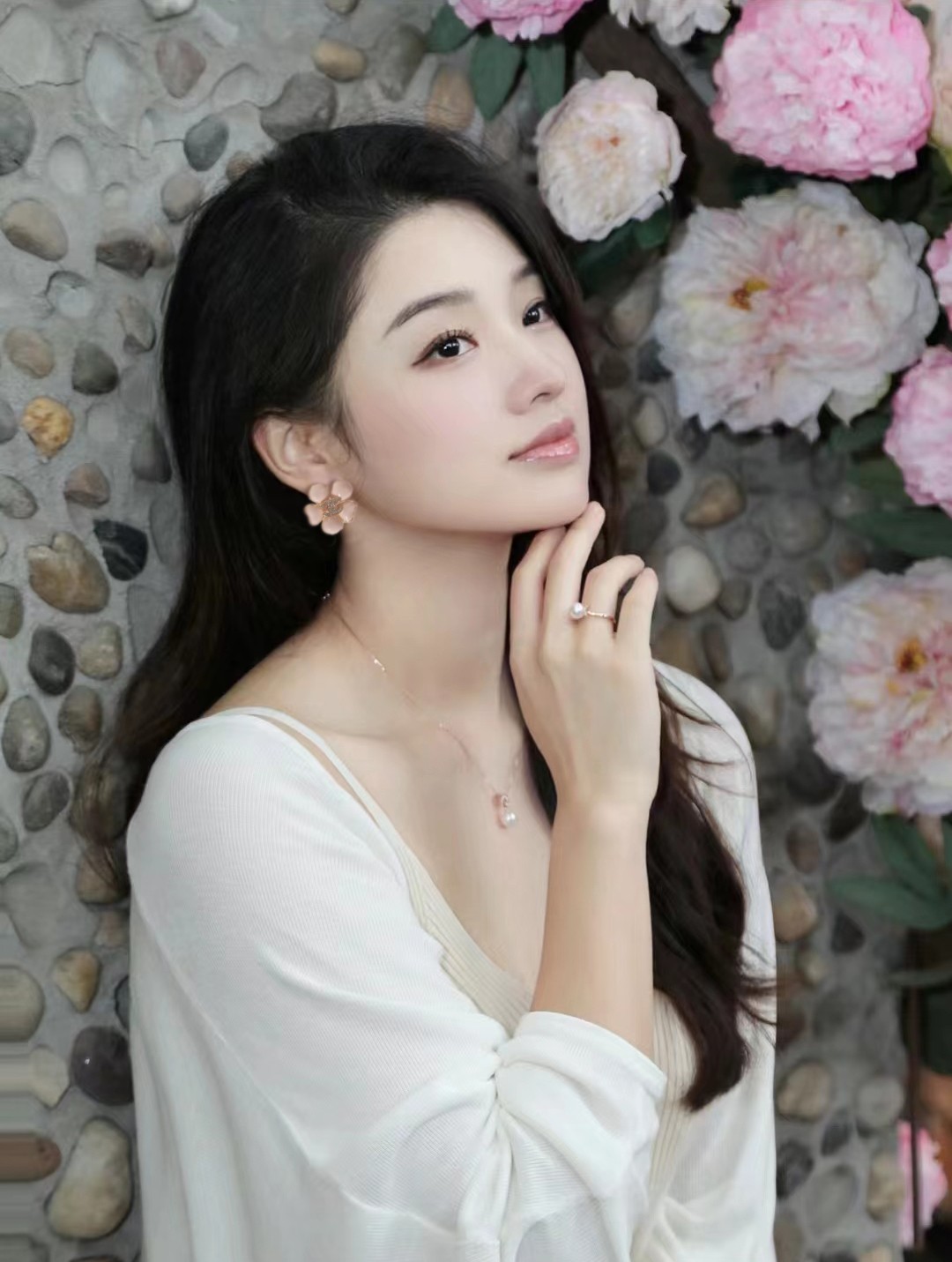 [TOP] CHANEL Flower Earrings