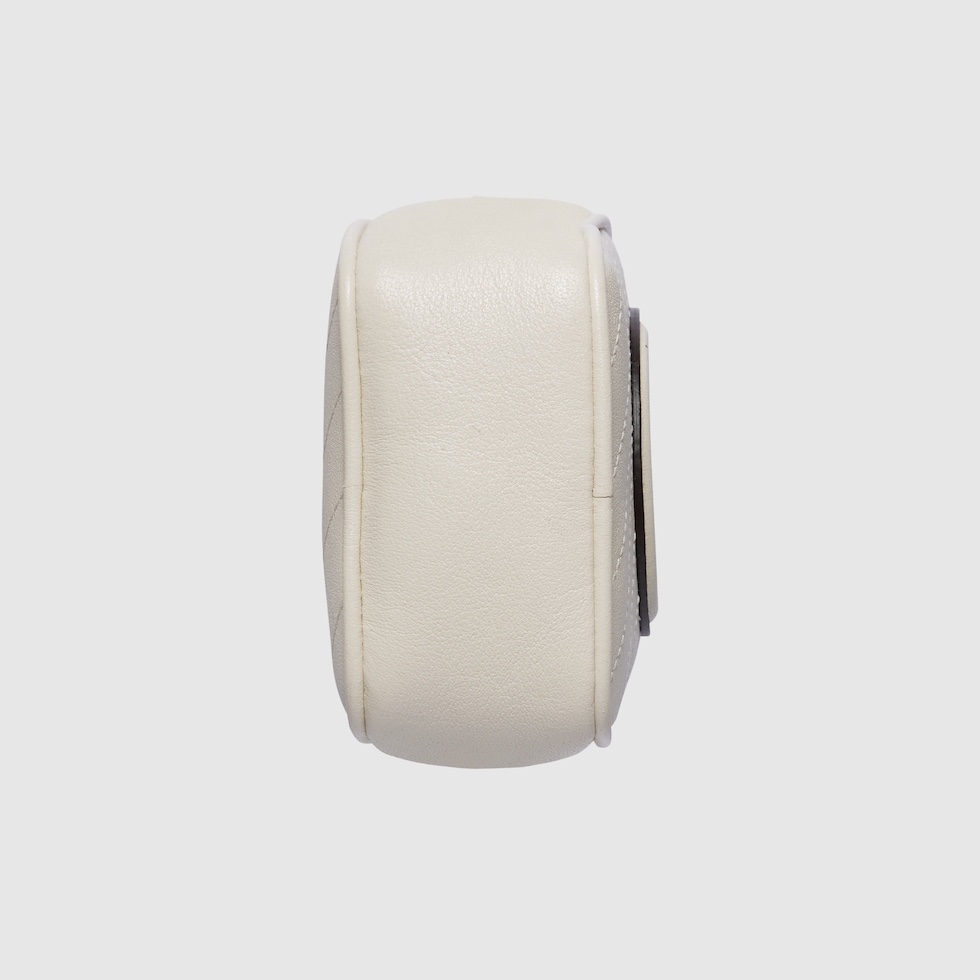 [TOP] GUCCI G*G Blondie Crossbody Bags 10.5x18x4.5cm - White& Black