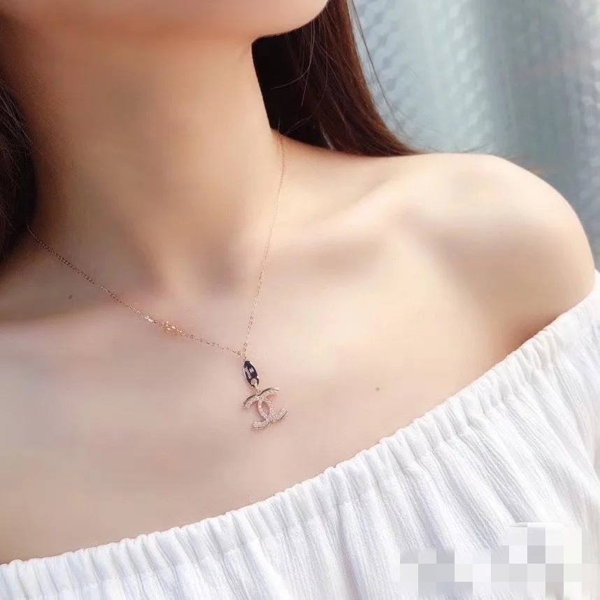 [TOP] CHANEL Double C Necklace