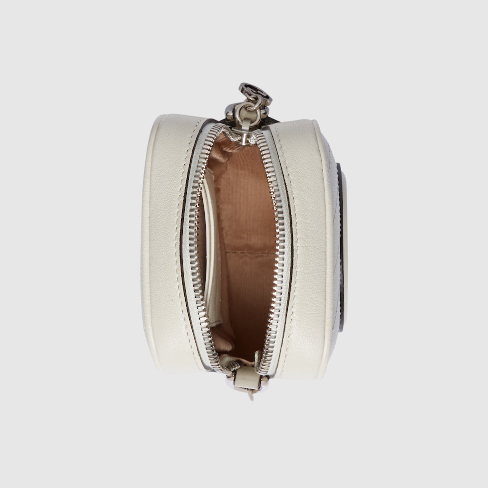 [TOP] GUCCI G*G Blondie Crossbody Bags 10.5x18x4.5cm - White& Black