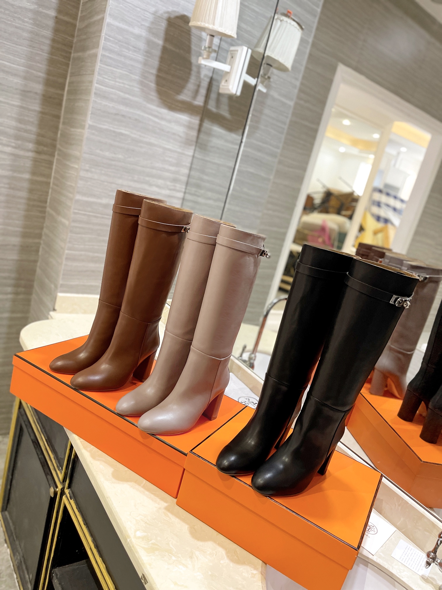 [TOP] HERMES The Most Classic Western Boots - 8.5cm - Three Colors
