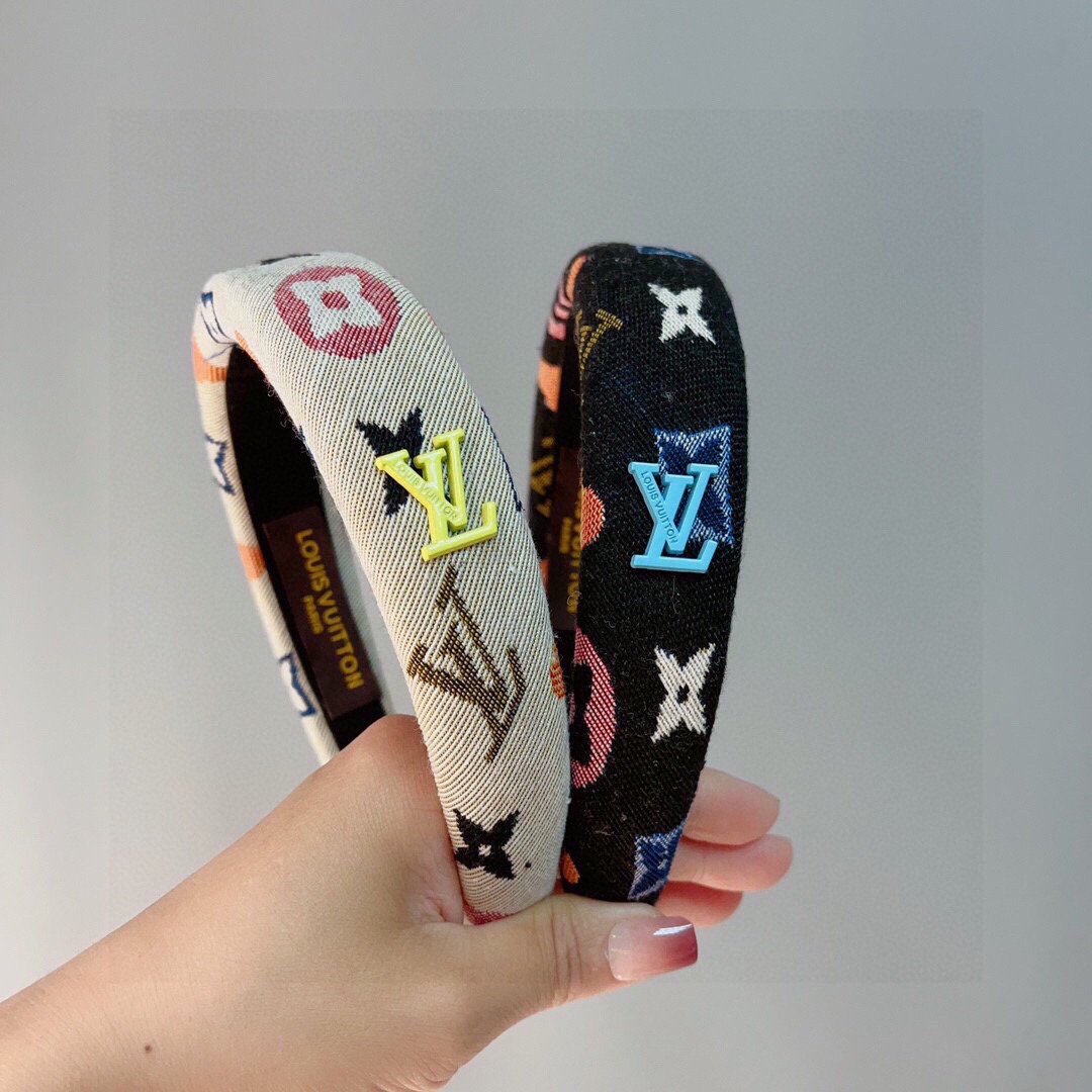 [TOP] Louis Vuitton LV LV Fashionable And Versatile Hair Band - 2 Colors