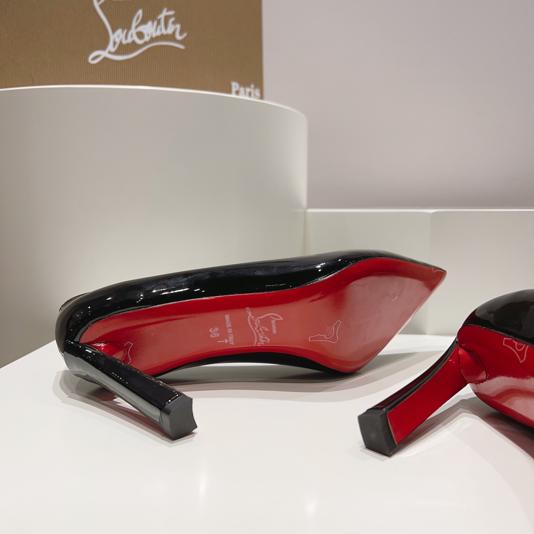 [TOP] Christian Louboutin Women's Banana Heel High Heels - 10cm