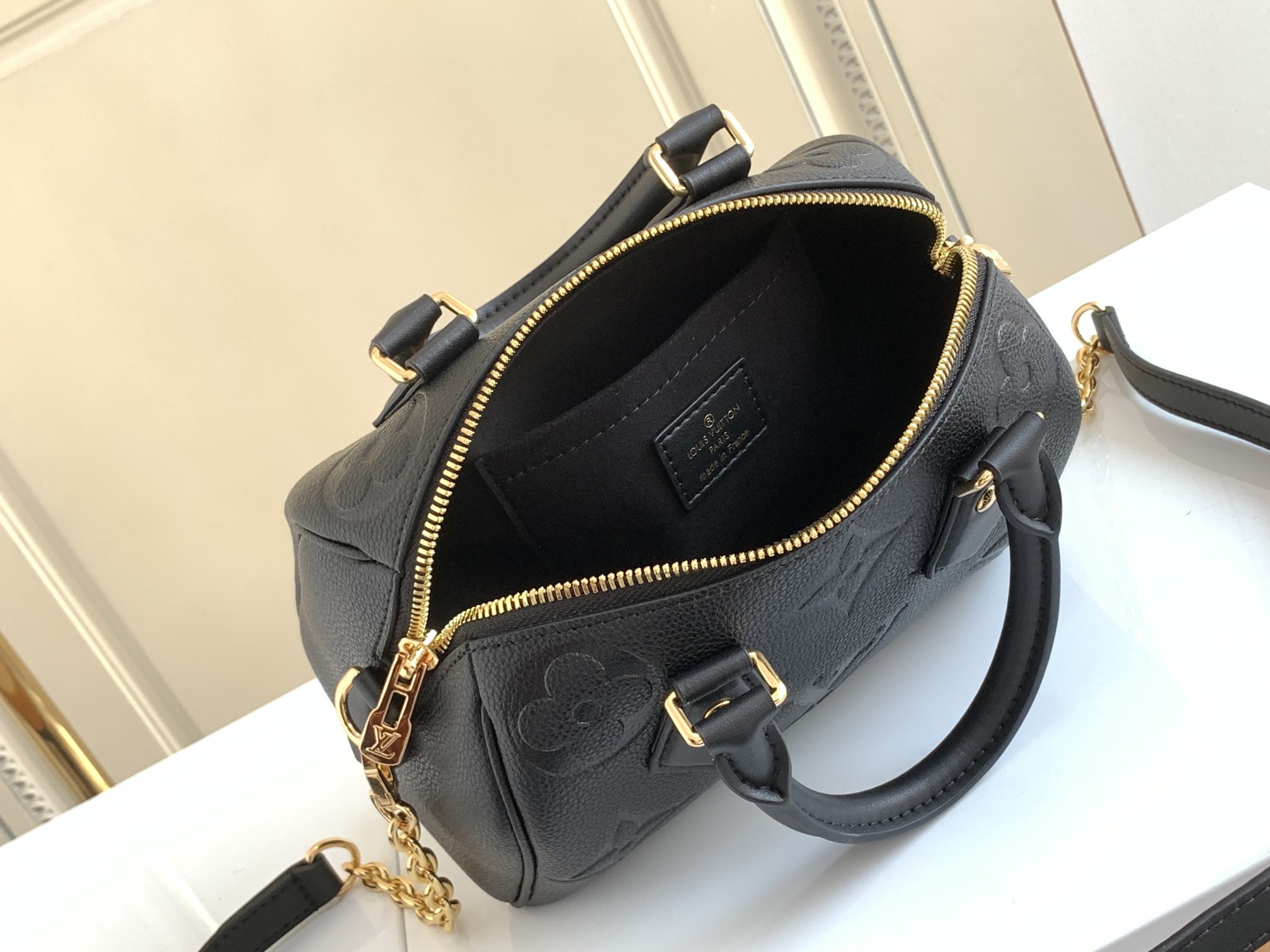 [TOP] Louis Vuitton LV Speedy Bandoulière 20 Bag 20.5 x 13.5 x 12 cm- Blue& Black