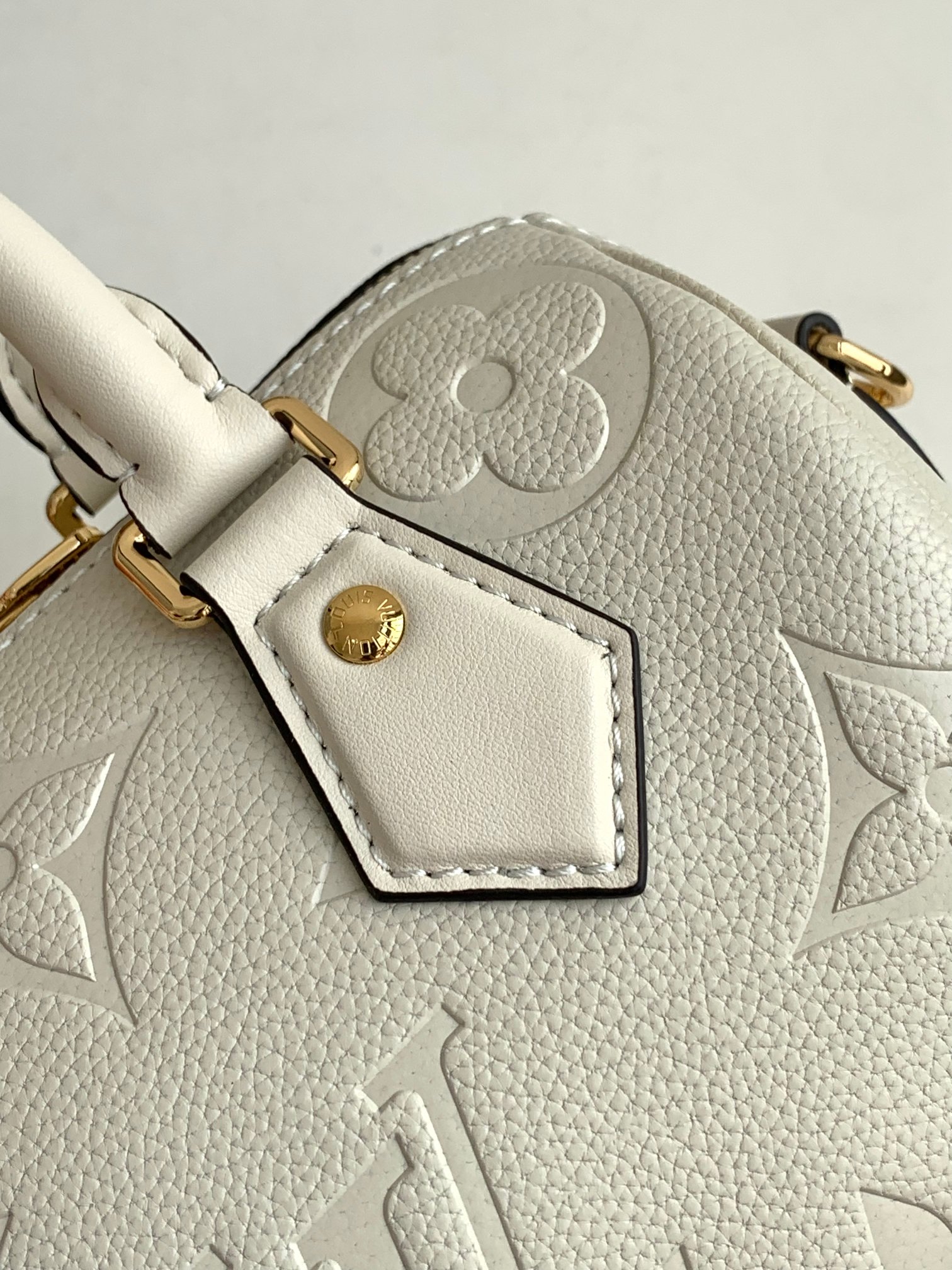 [TOP] Louis Vuitton LV Speedy Bandouliere 20 Handbag 20.5x13.5x12cm- Beige