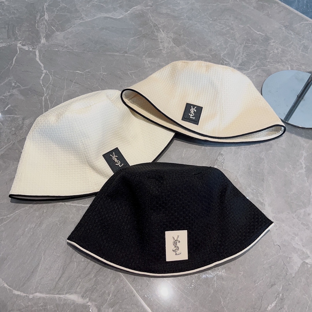 [TOP] Yves Saint Laurent YSL Autumn And Winter New Fisherman Hat - Three Colors