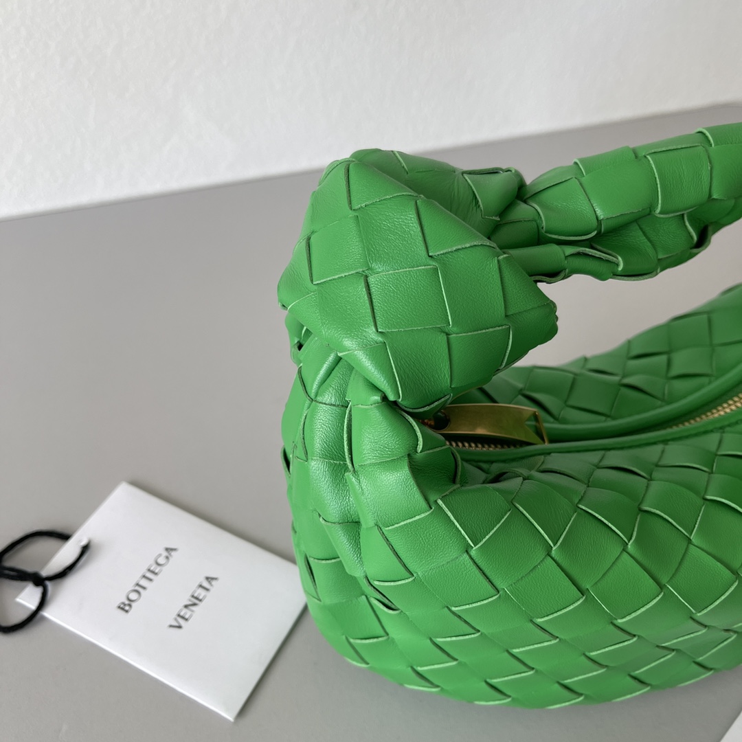 [TOP] Bottega Veneta BV Jodie Bag 2 Sizes- Green