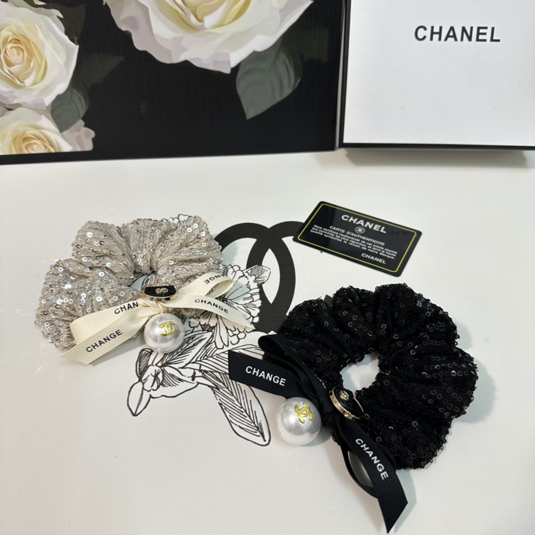 [TOP] Christian Dior Pearl Hair Ring - Two Colors