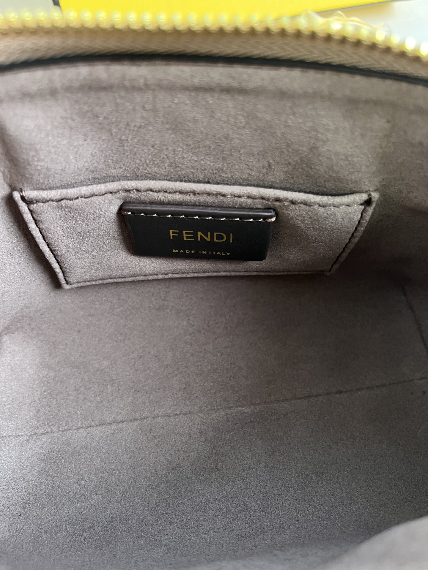 [TOP] FENDI By The Way Mini Bag Boston Bag In Brocade Fabric Bag - Gray