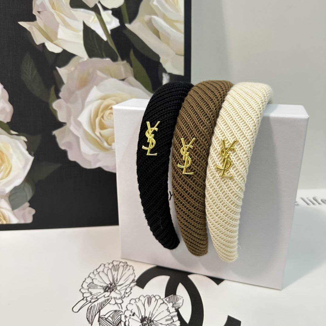[TOP] Yves Saint Laurent YSL The Latest Autumn And Winter Hair Band - Three Colors