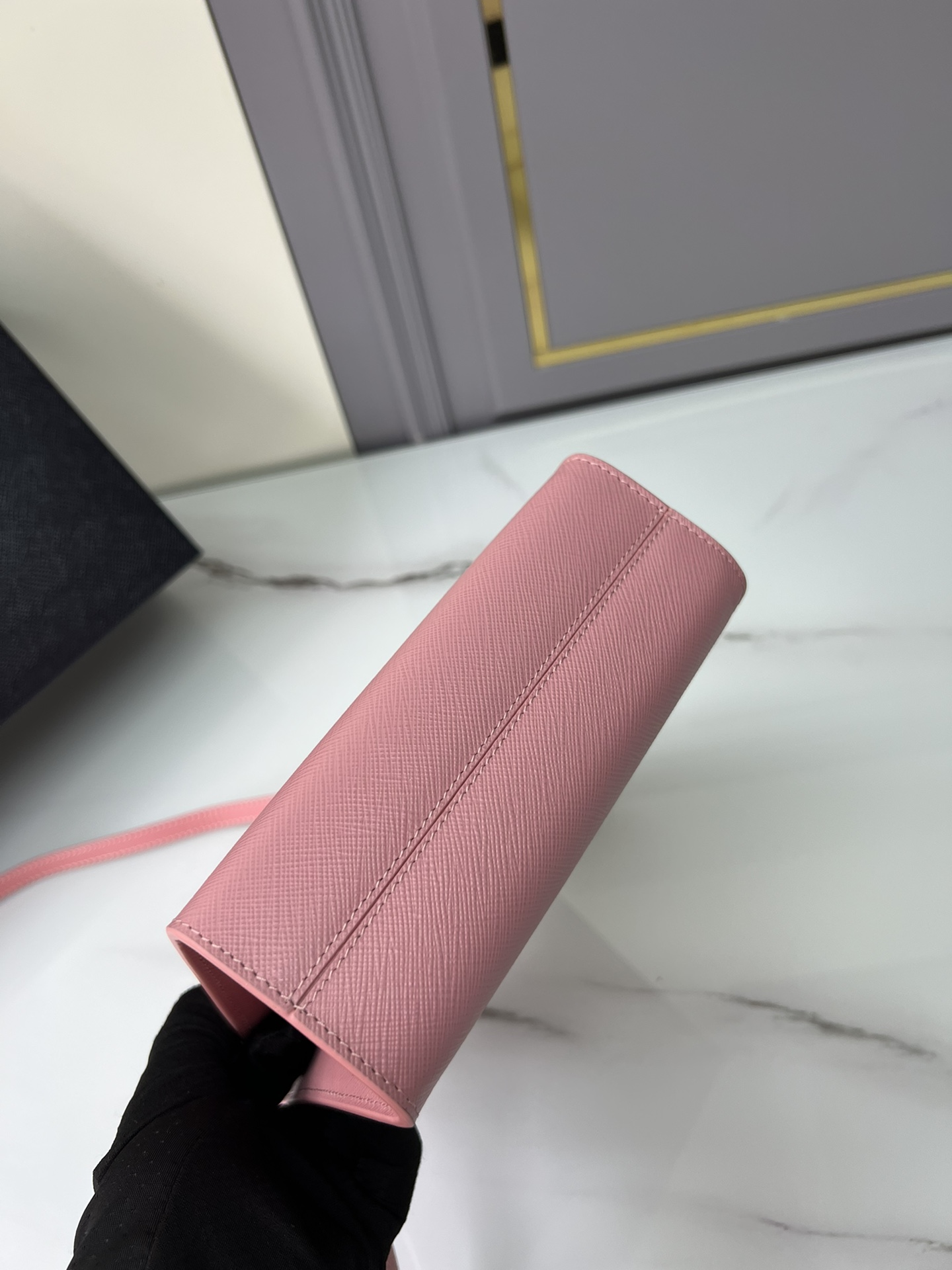 [TOP] PRADA Galleria Mini Saffiano Cross Grain Cowhide Bag 17x19.5x6.5cm - Four Bags