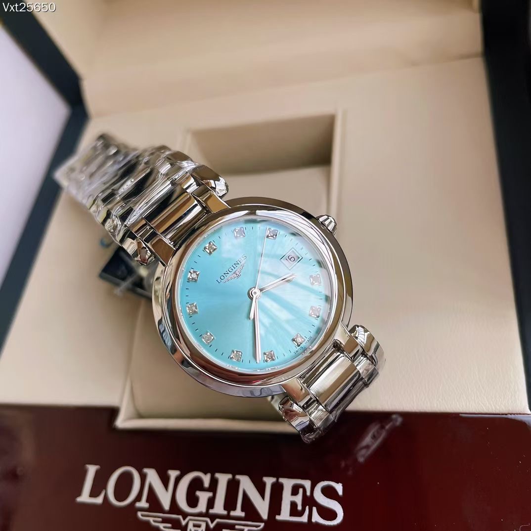 [TOP] LONGINES Women's Simple Quartz  Watch-Sliver