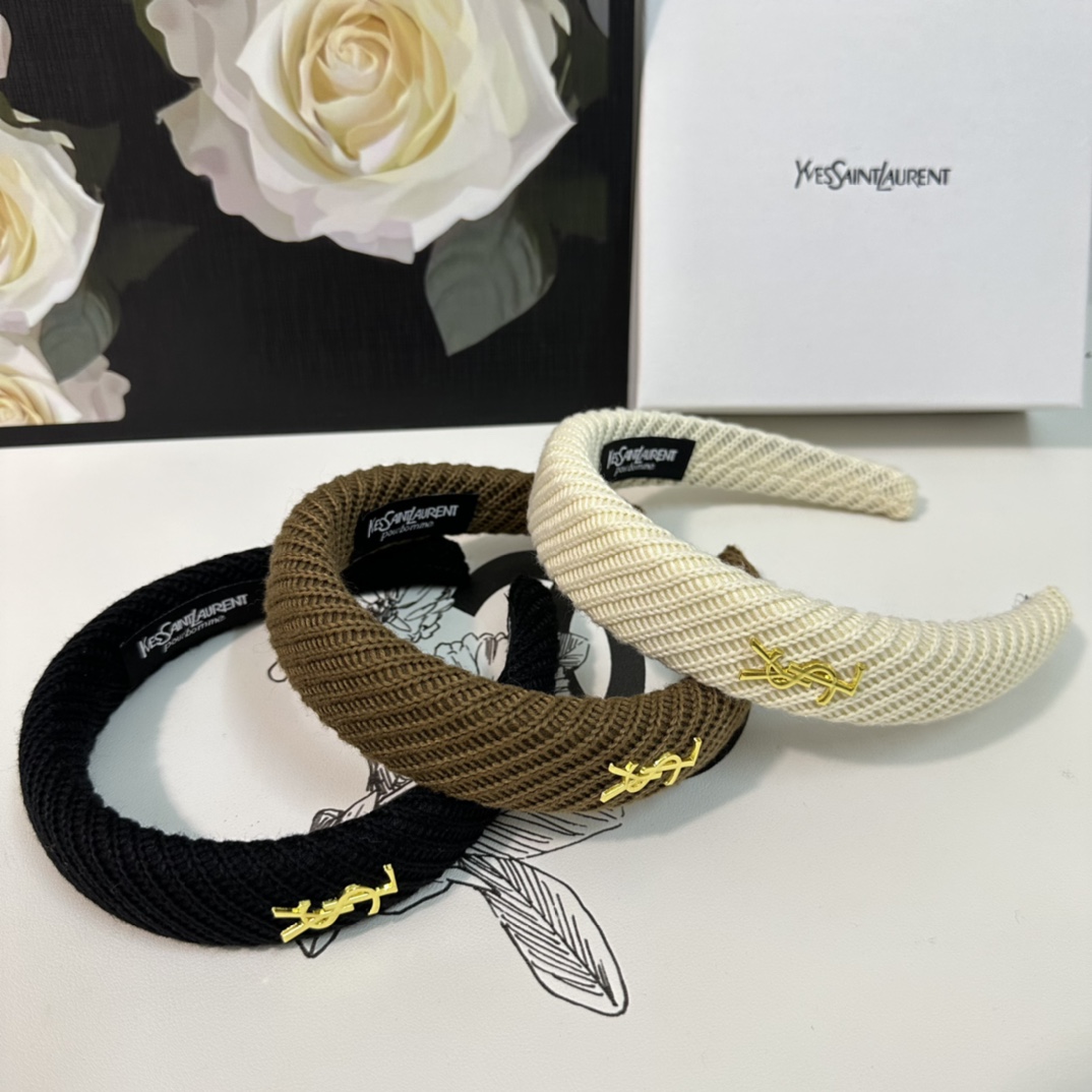 [TOP] Yves Saint Laurent YSL The Latest Autumn And Winter Hair Band - Three Colors