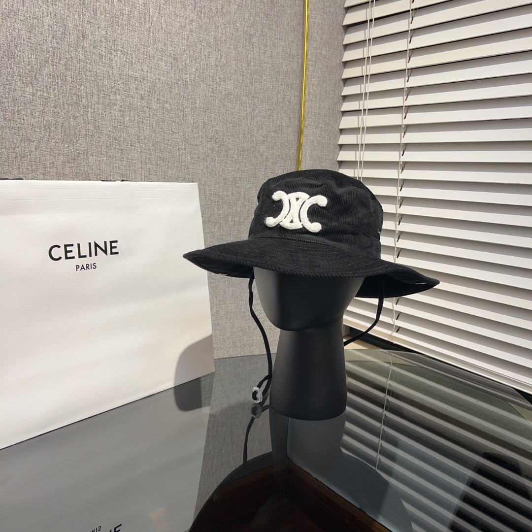 [TOP] CELINE Autumn And Winter Corduroy Outdoor Hat - Four Colors