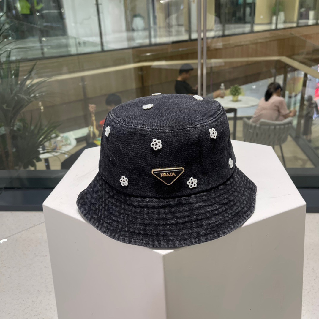[TOP] PRADA Washed Fisherman Hat - 3 Colors